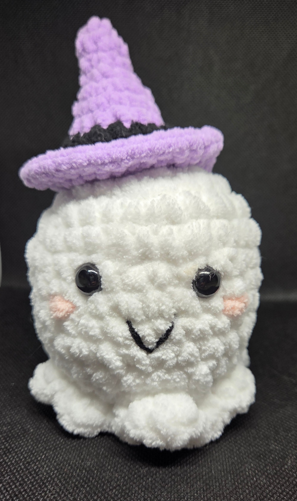 Ghost with witch hat plushie
