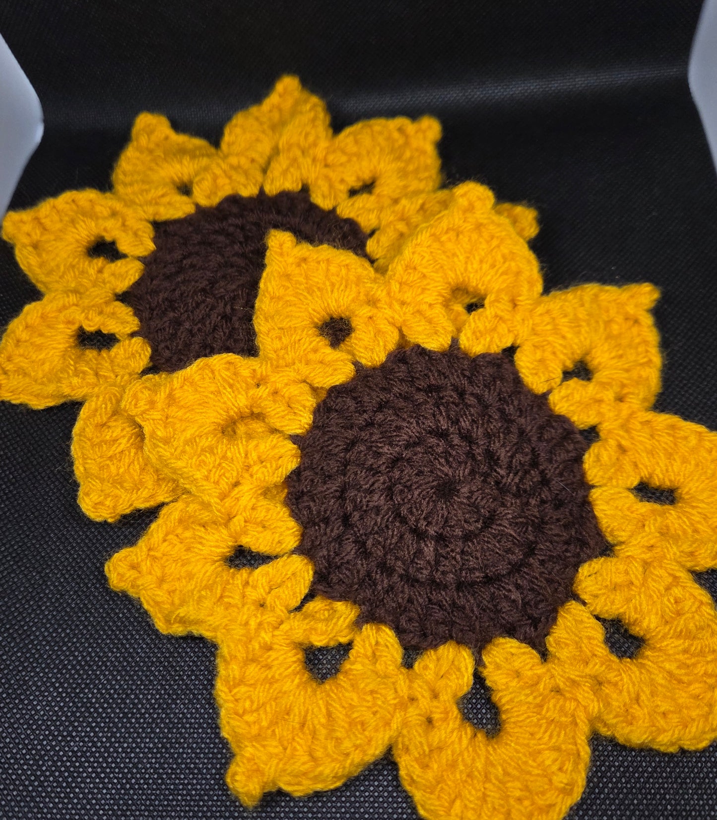 Sunflower coasters (set of 2)