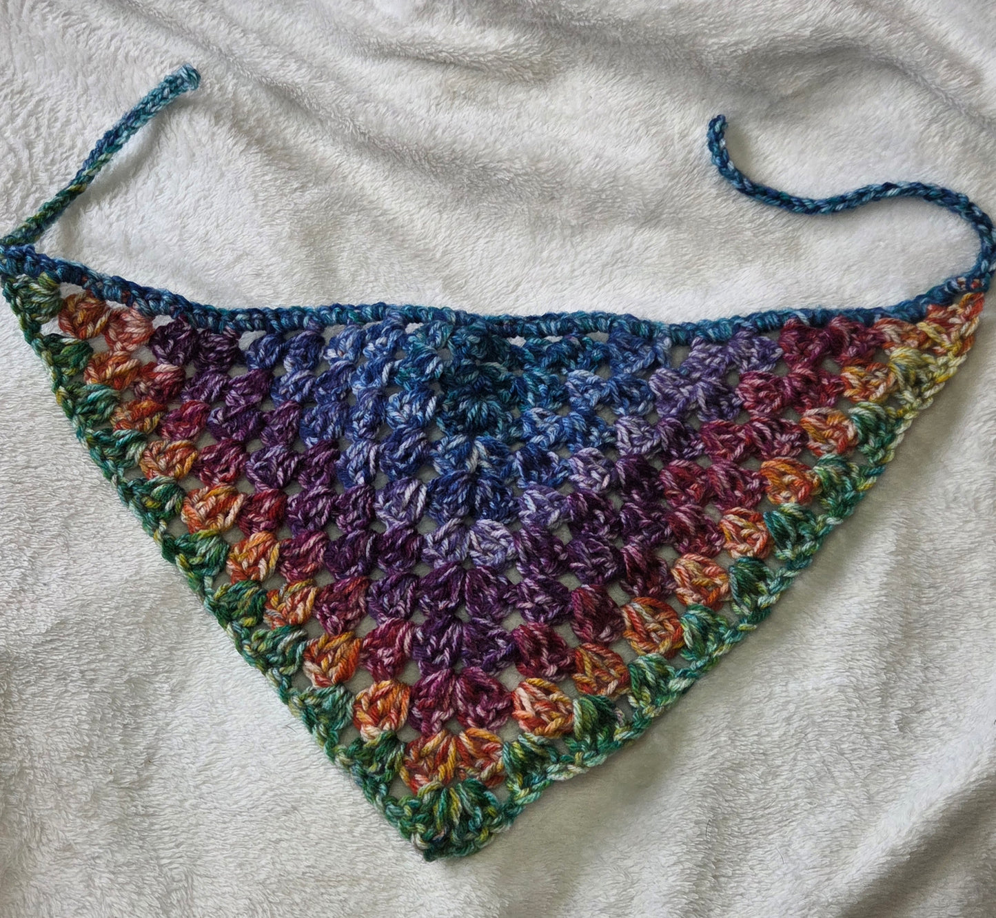 Crochet bandana