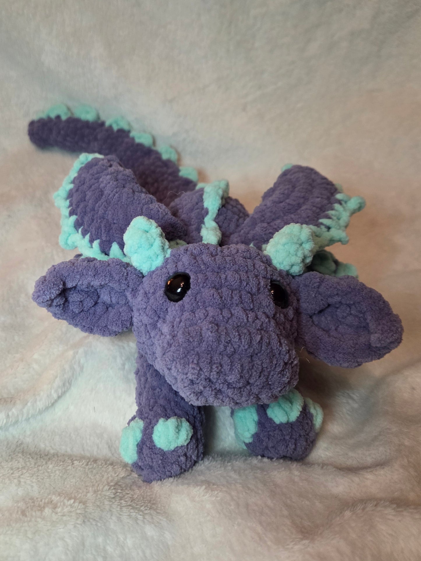 Crochet dragon plushie