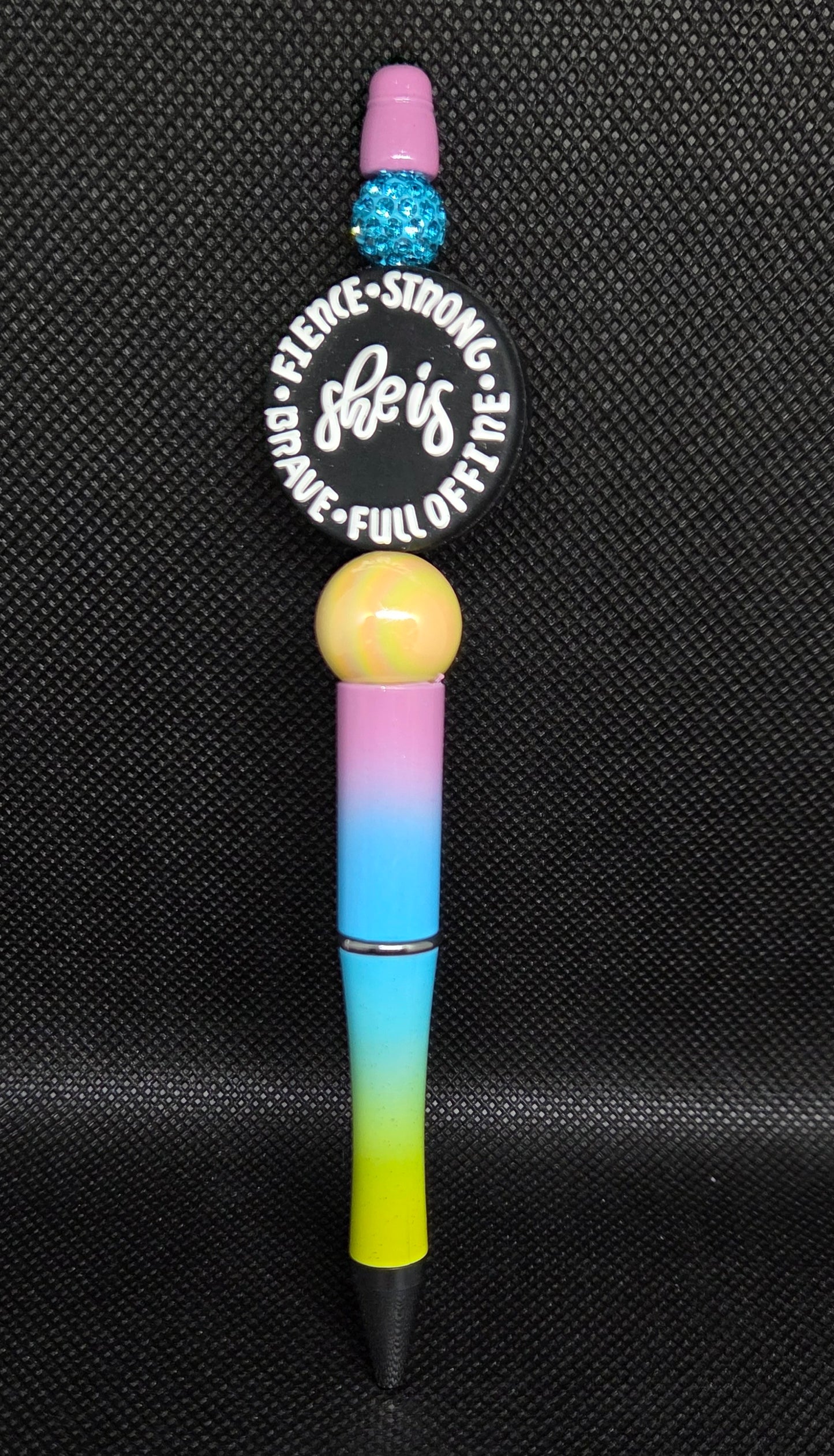 She is pen