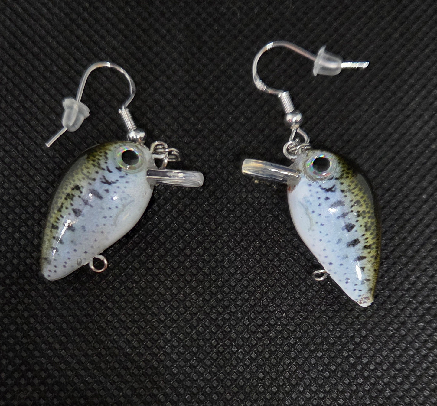 Micro crankbait earrings