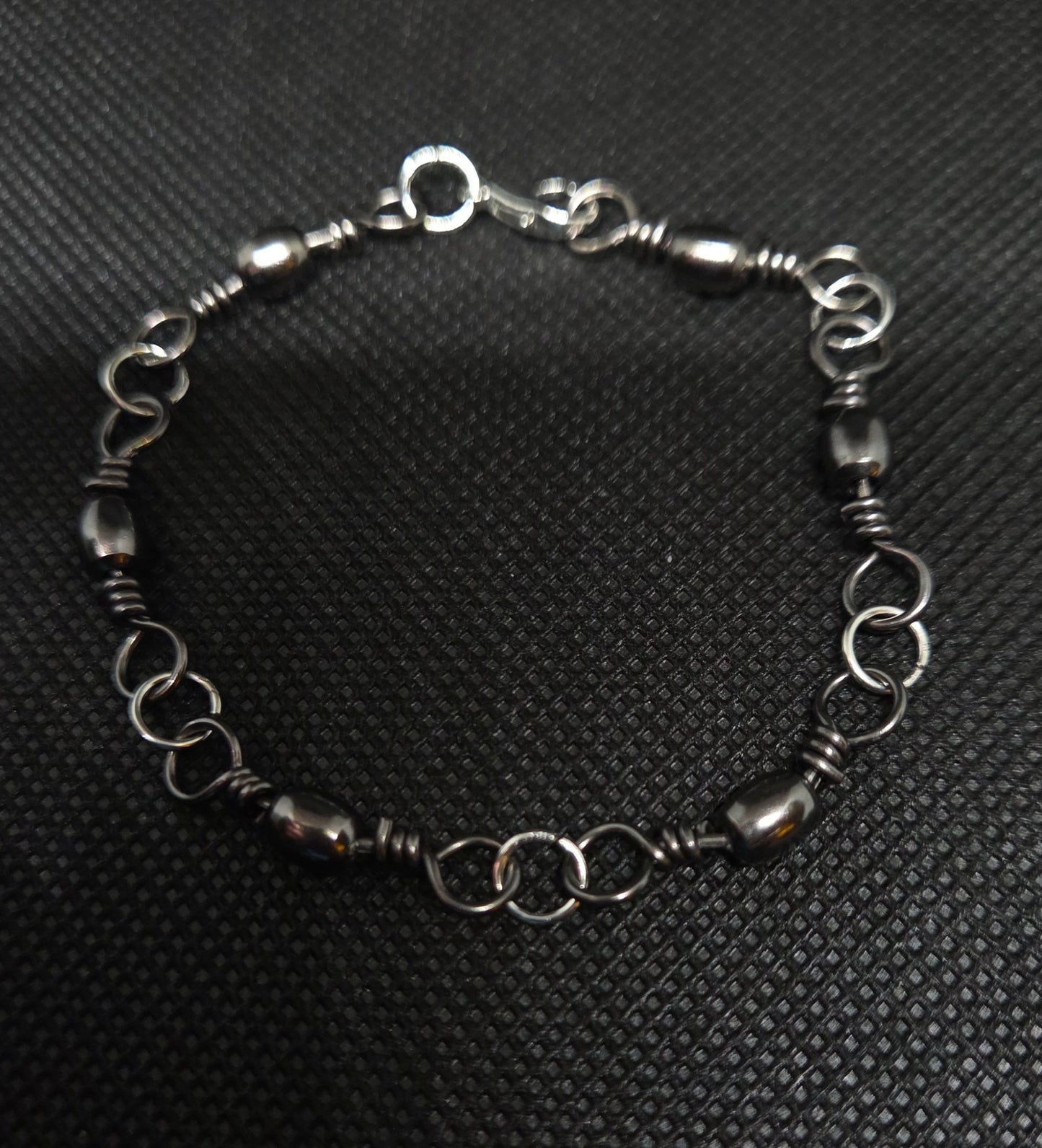Fishing swivel bracelets