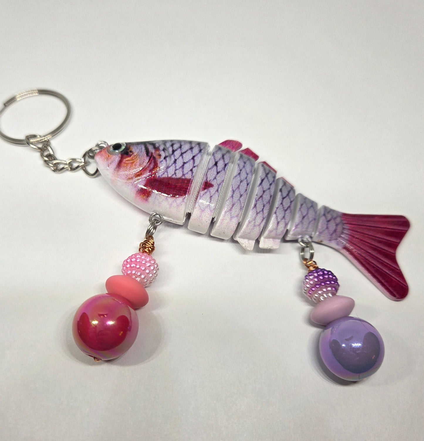 Fishing lure keychain