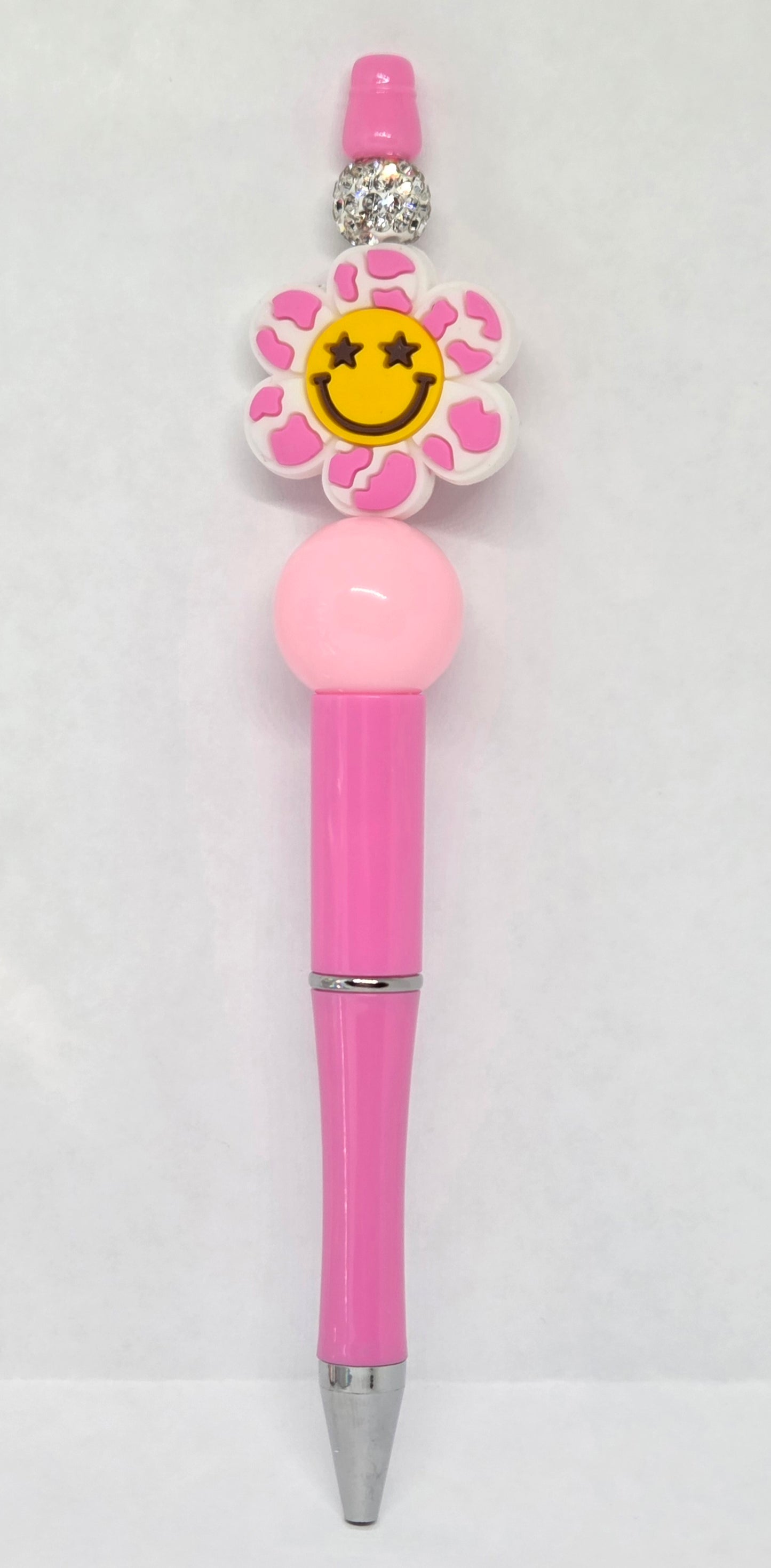 Smiley flower pen