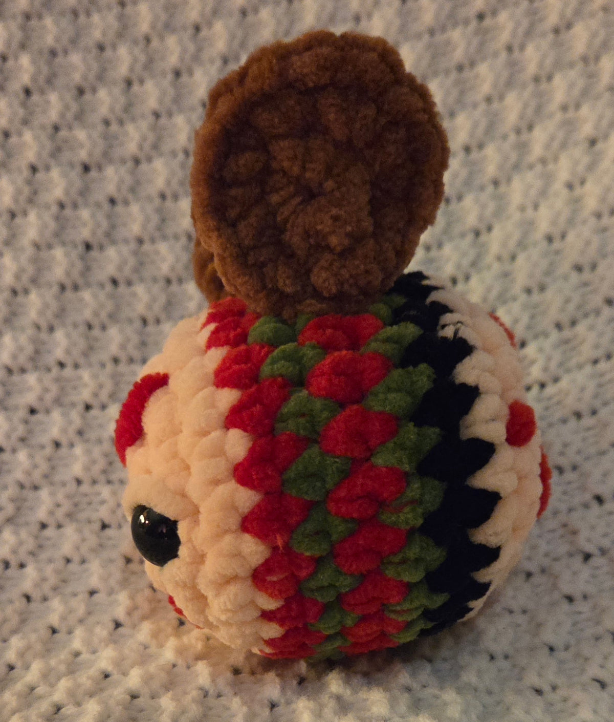 Freddy inspired bee plushie