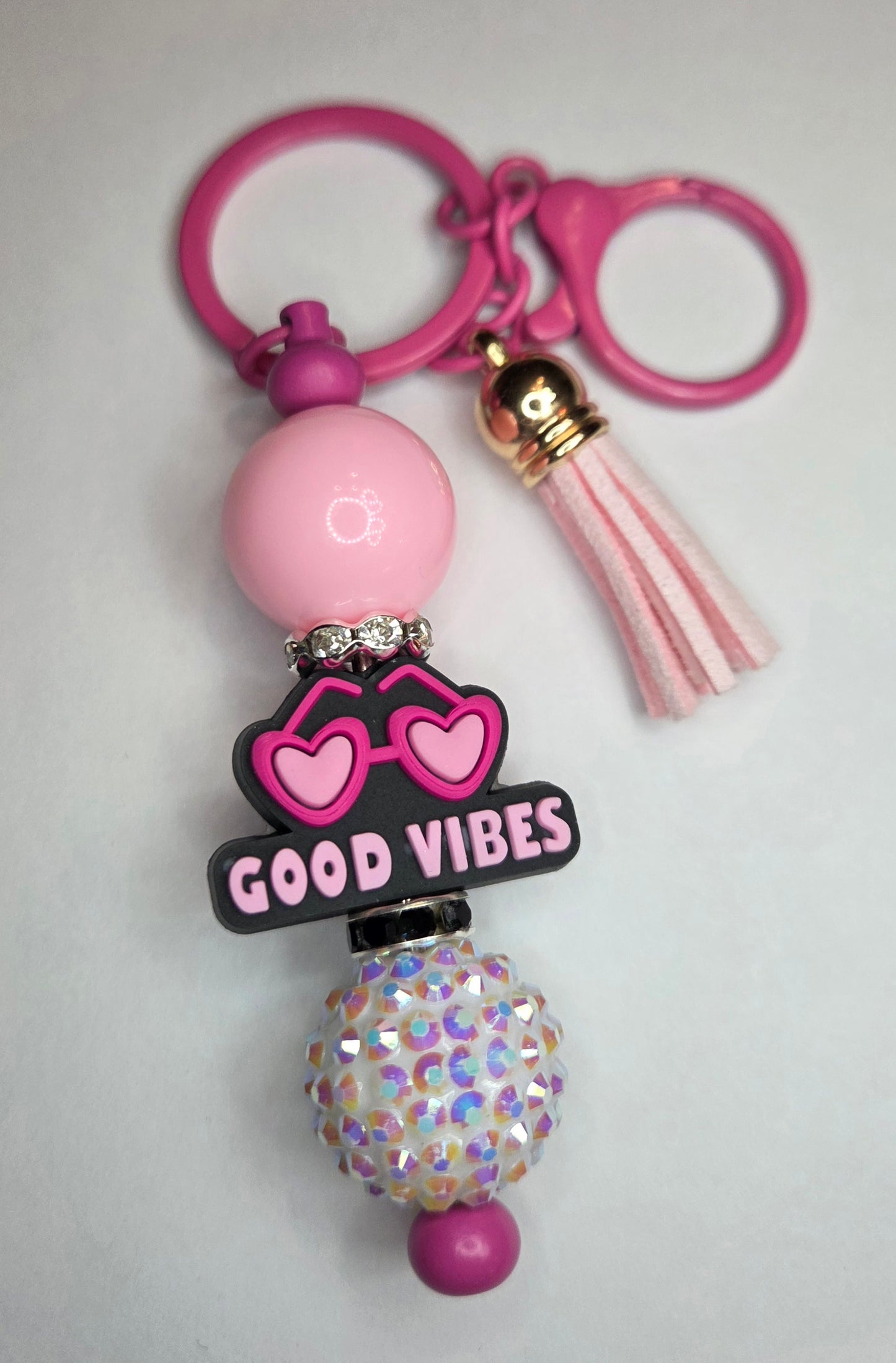 Good vibes keychain