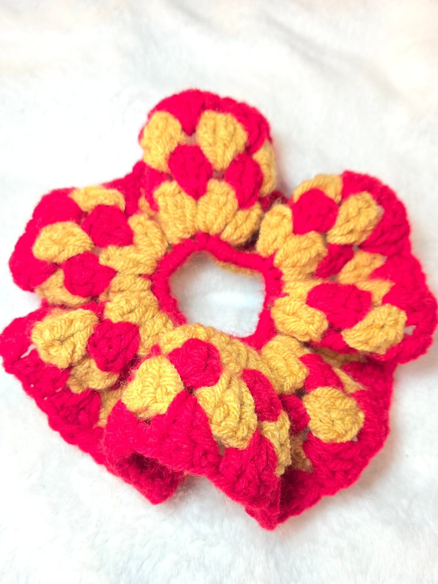 Gryffindor inspired scrunchie