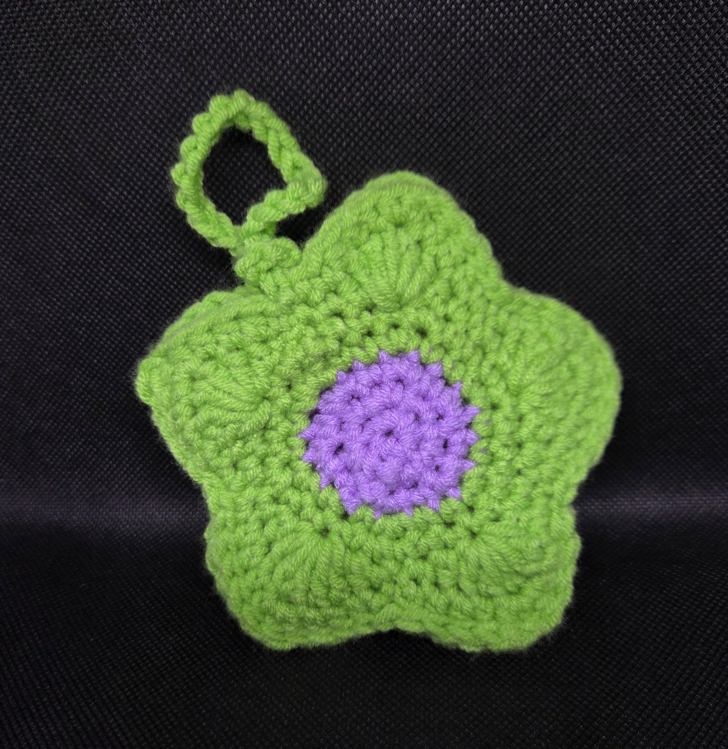 Flower bag charm