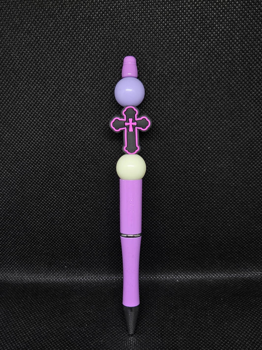 Black and Purple Cross pen