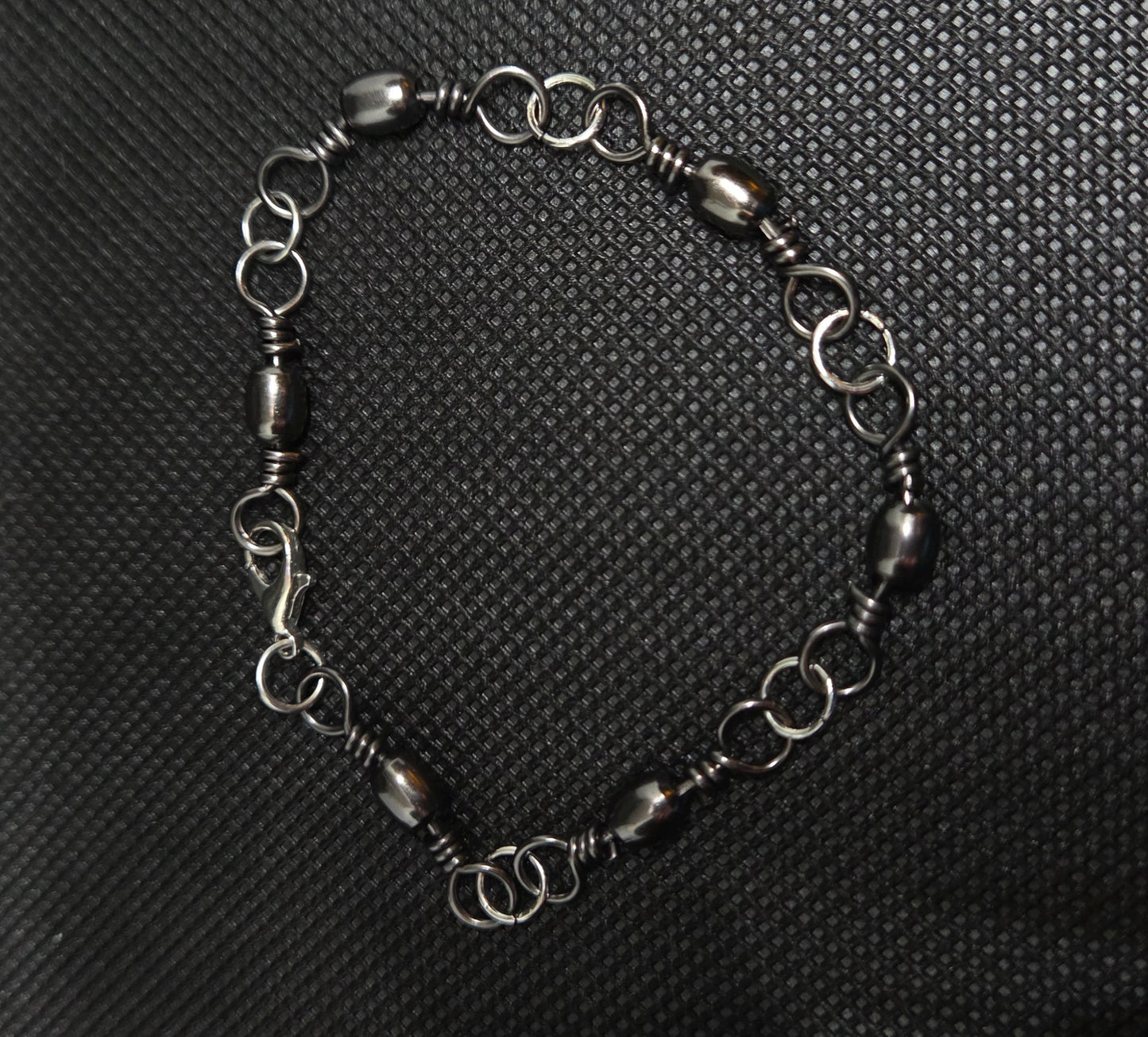 Fishing swivel bracelets