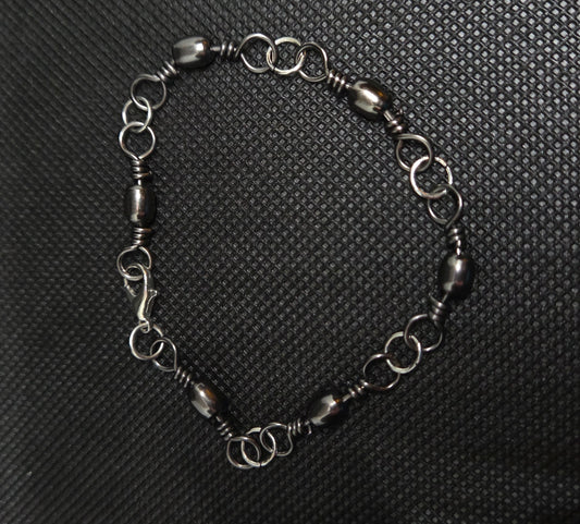Fishing swivel bracelets