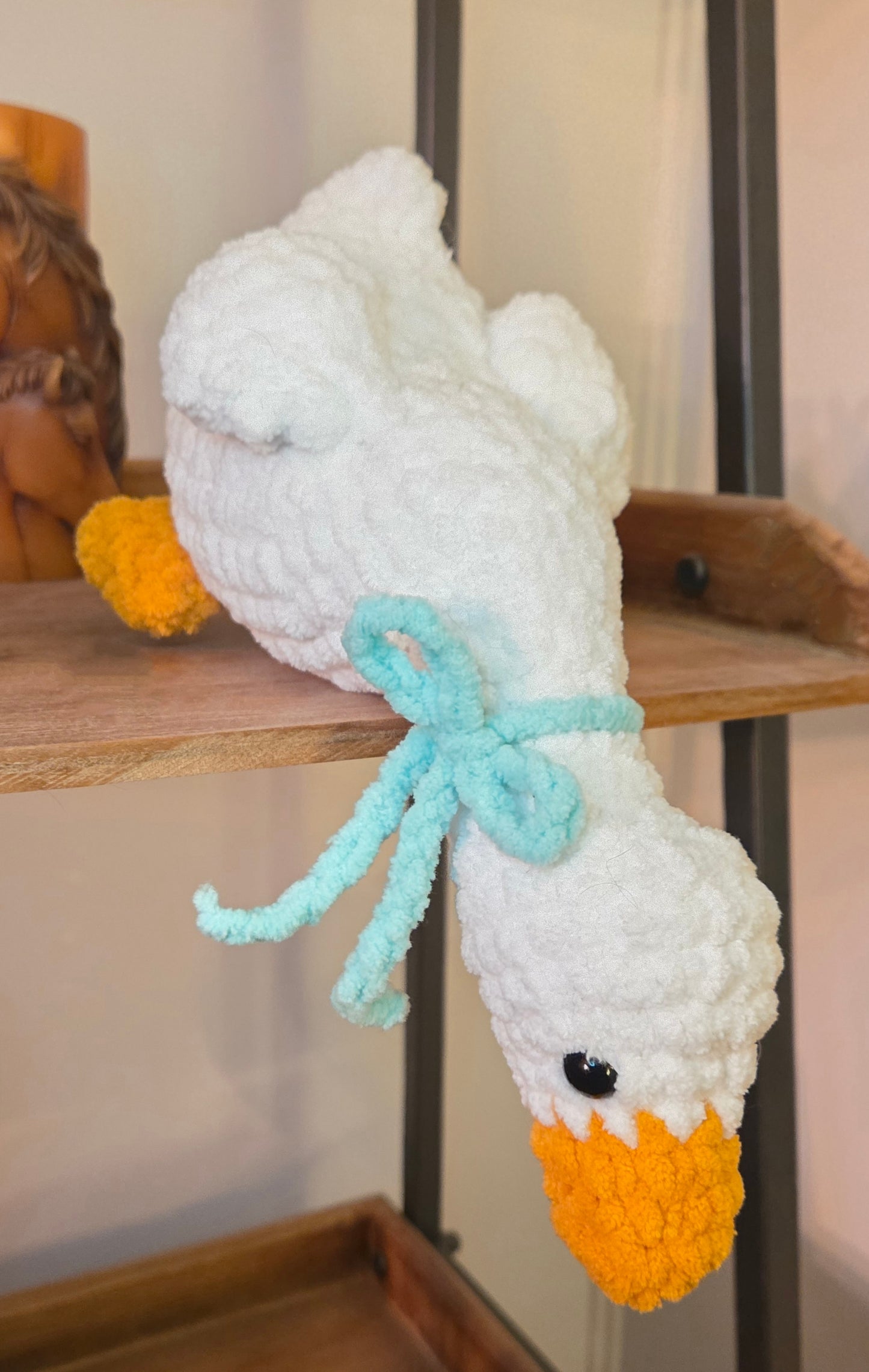 Crochet Shelf Goose