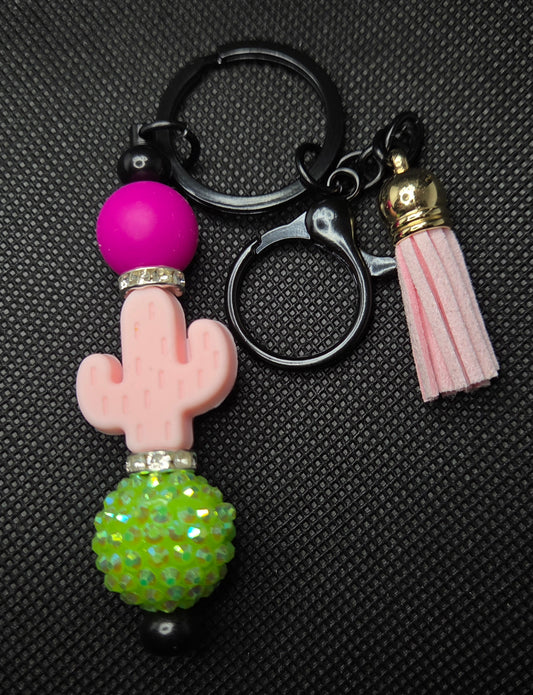 Cactus keychain
