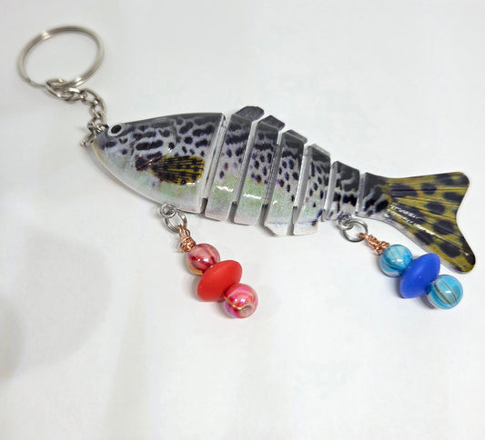 Fishing lure keychain