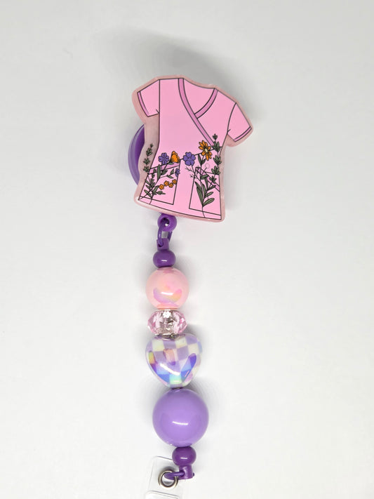 Scrub badge reel