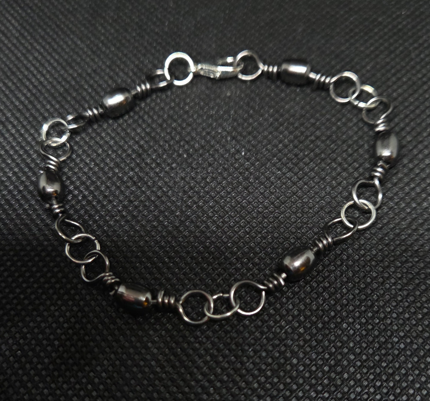 Fishing swivel bracelets