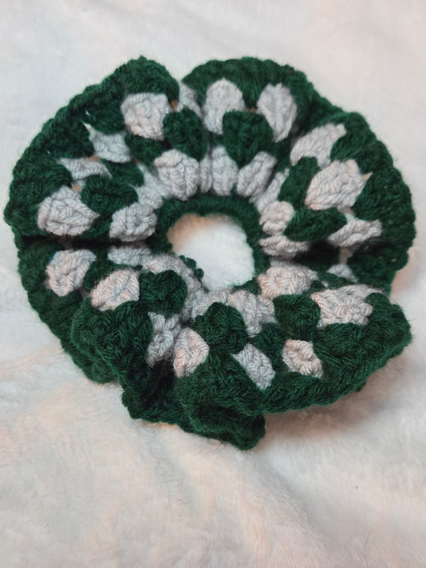 Slytherin inspired scrunchie