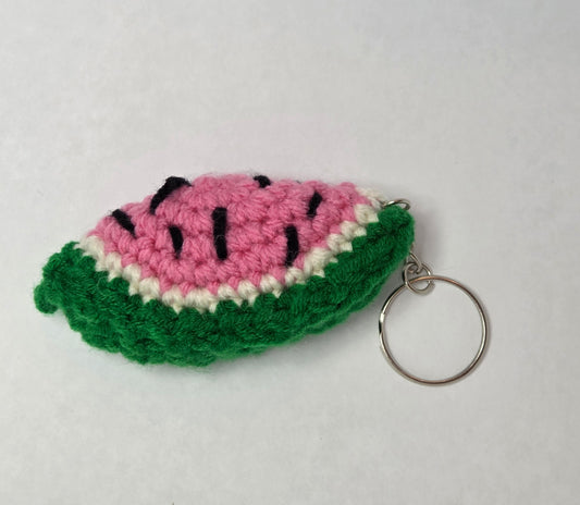 Watermelon slice keychain