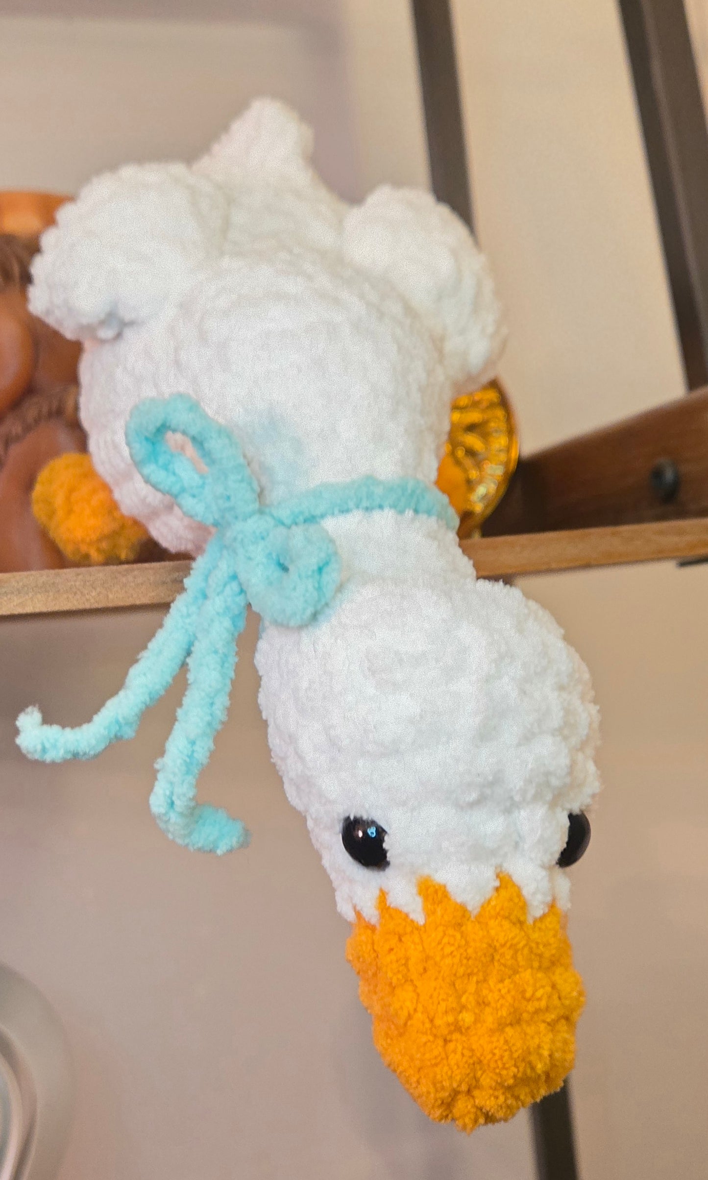 Crochet Shelf Goose