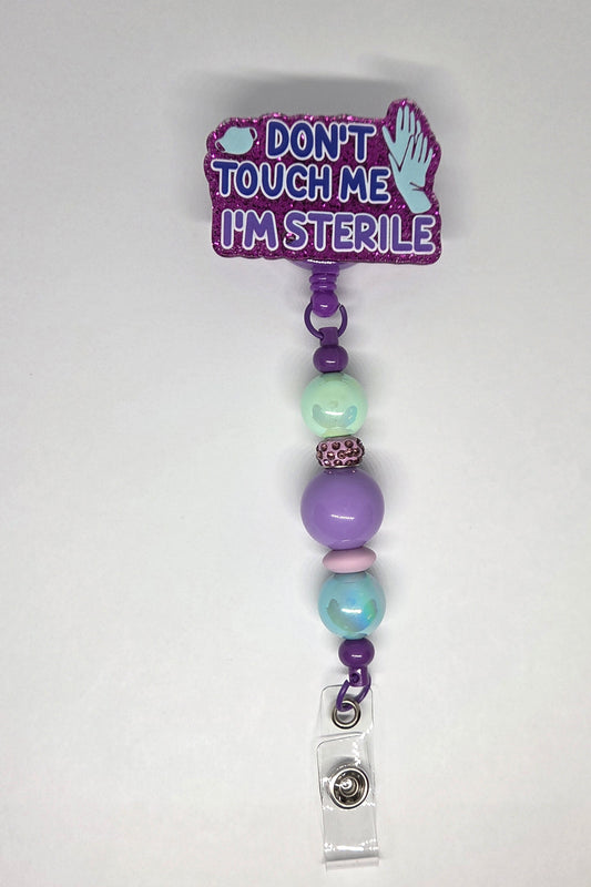 Sterile badge reel