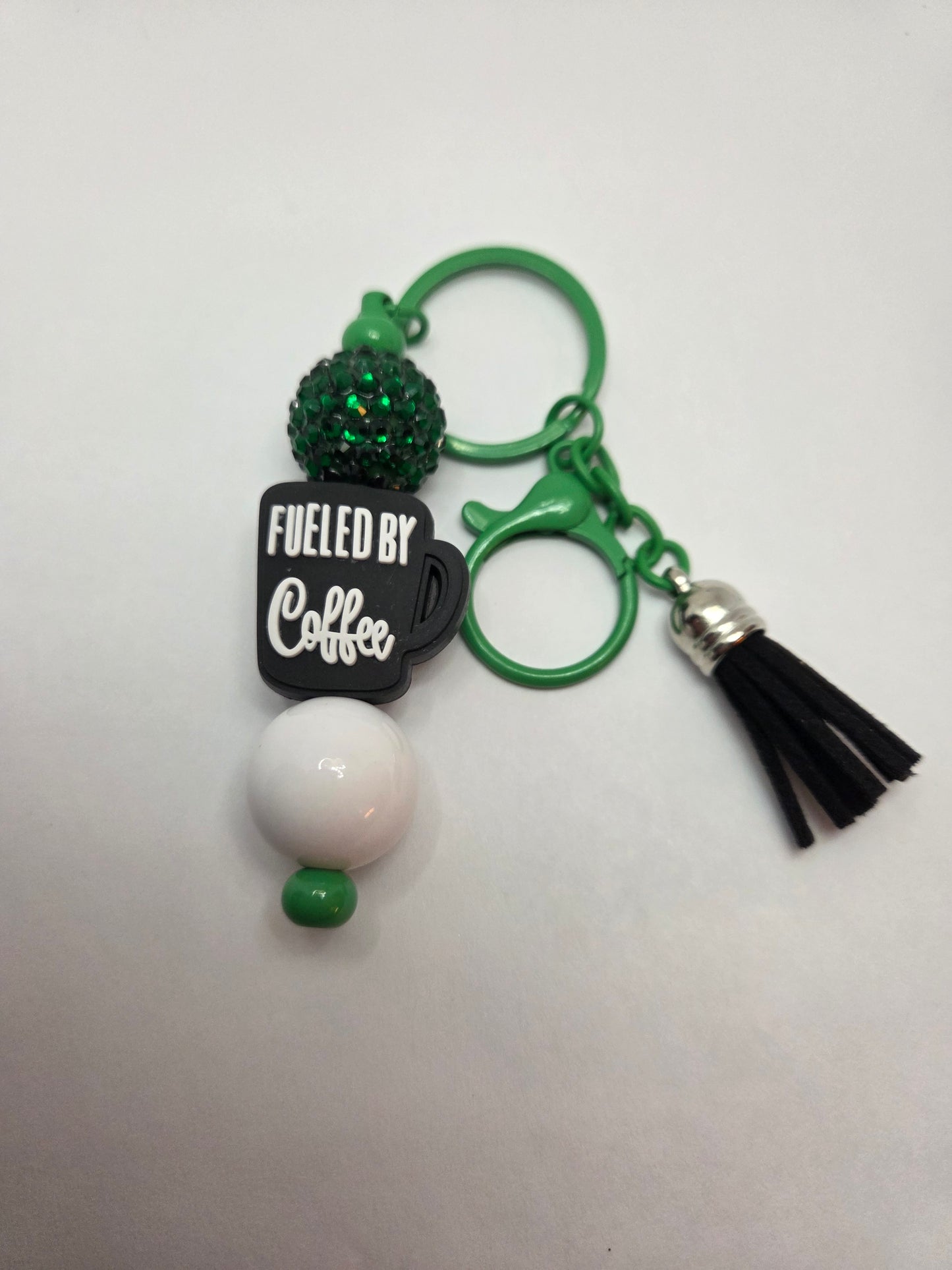 Fueled by Coffee keychain