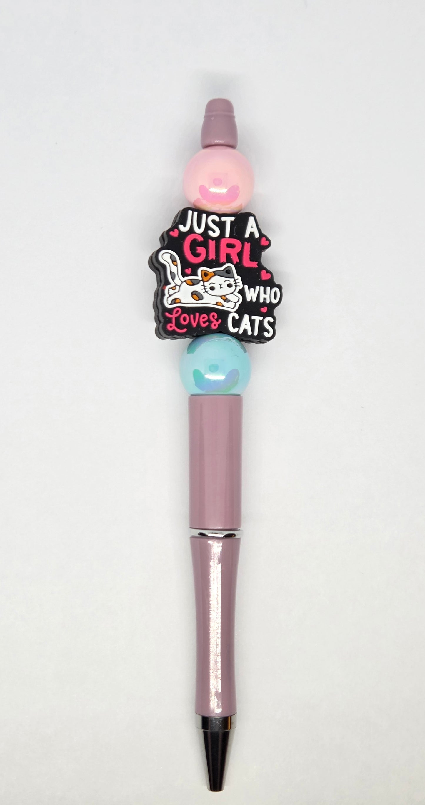 Just a girl who loves cats pen