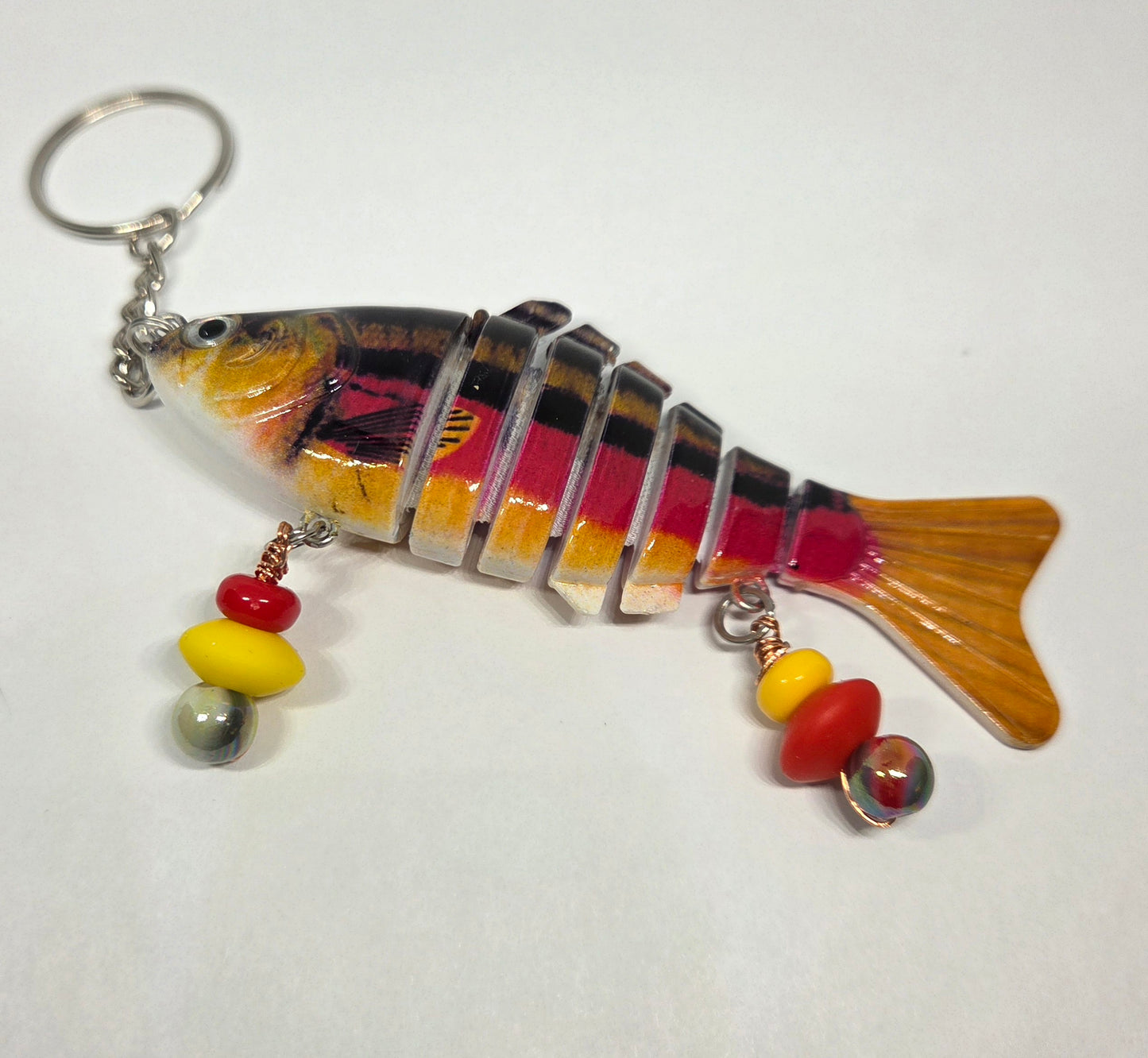 Fishing lure keychain