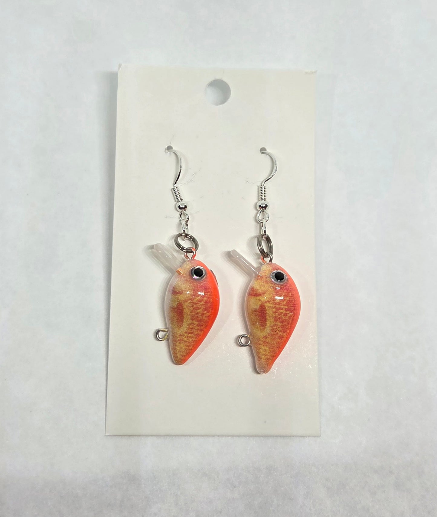 Micro crankbait earrings