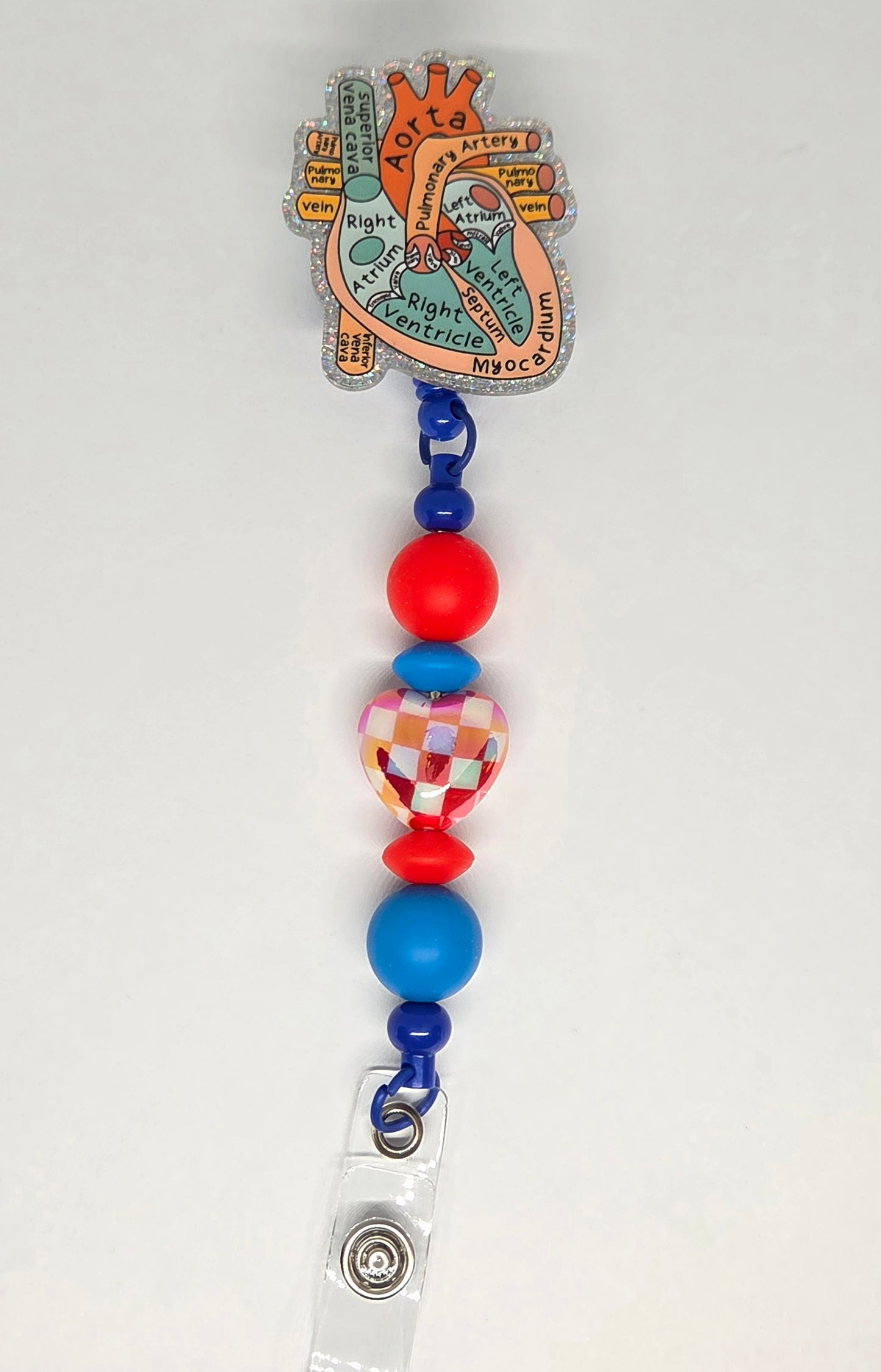 Heart badge reel
