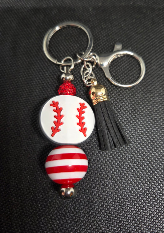 Baseball keychain