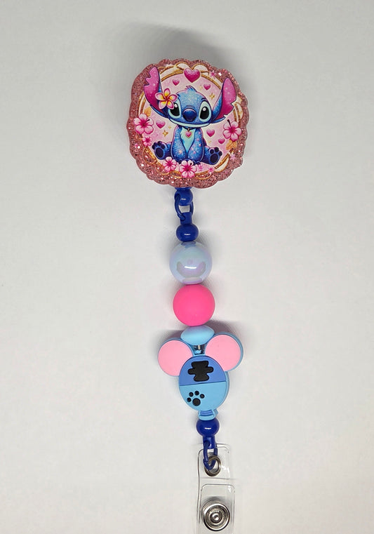 Stitch badge reel