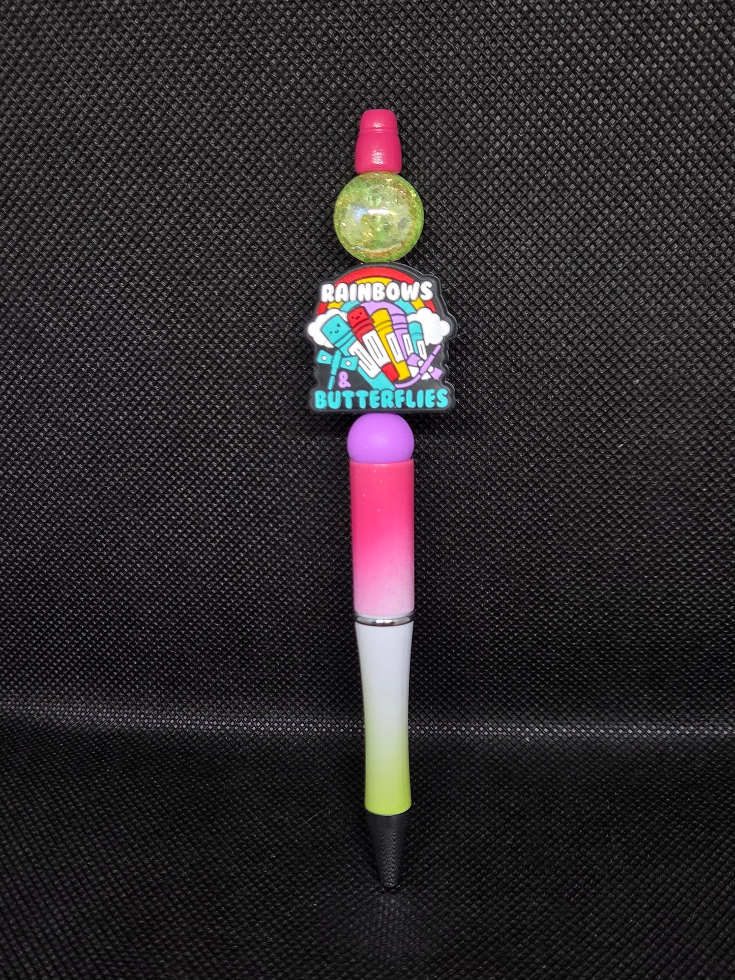 Rainbows and butterflies pen