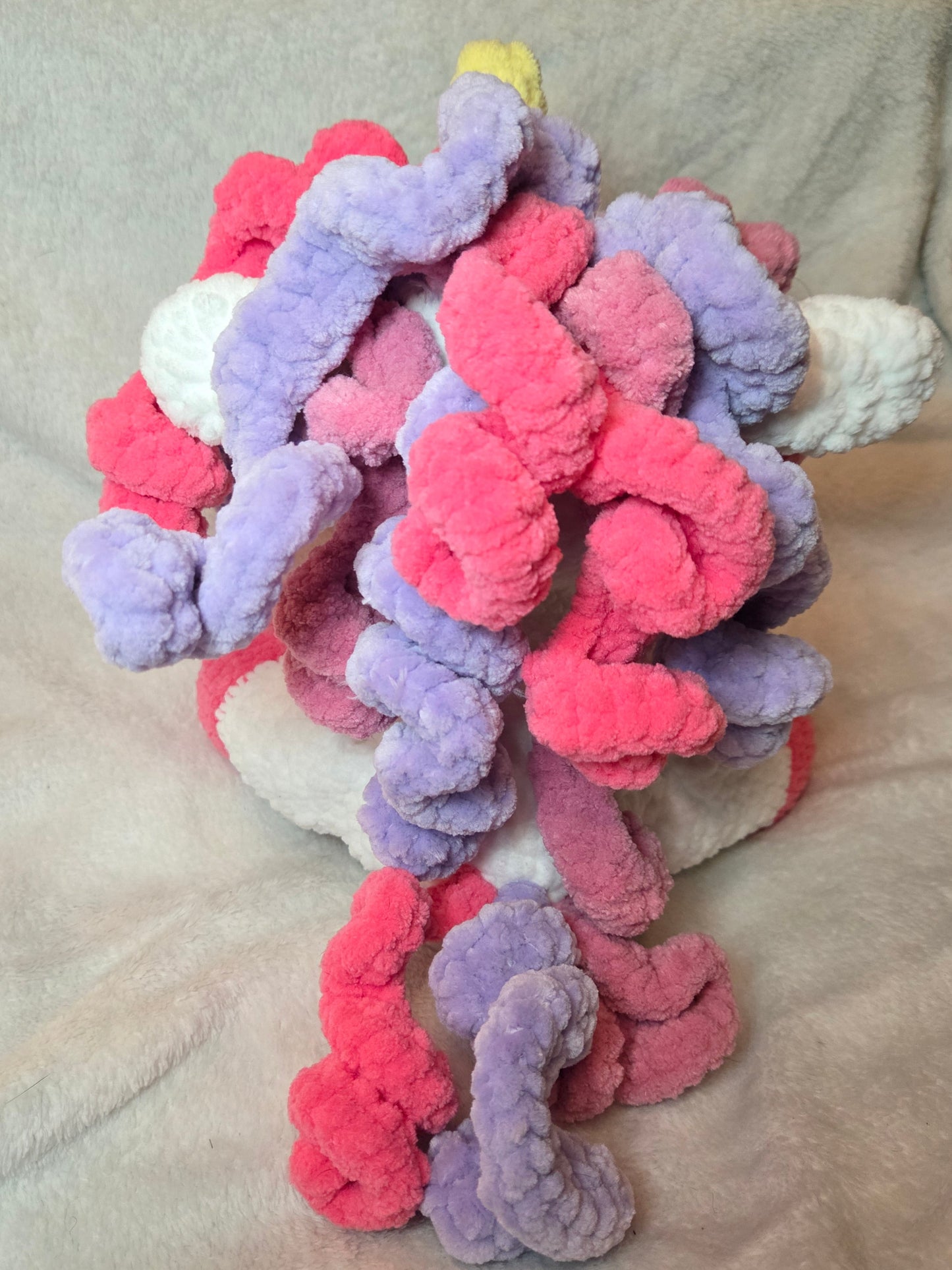 Crochet unicorn plushie