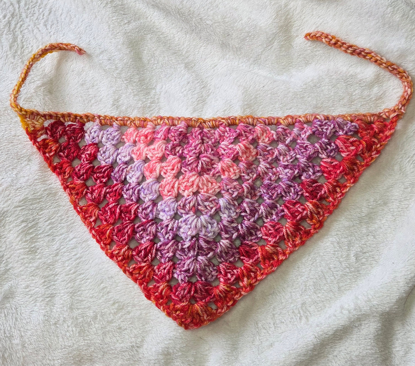Crochet bandana