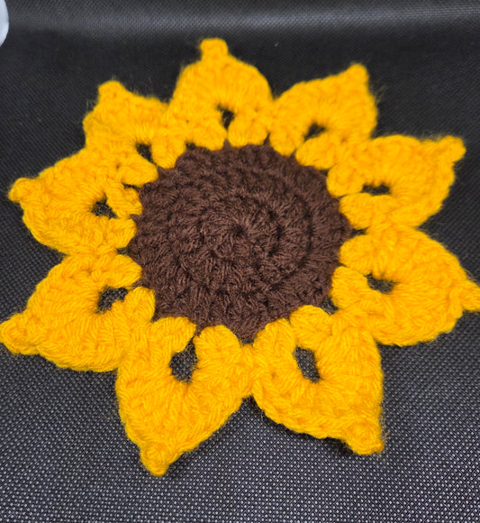Sunflower coasters (set of 2)